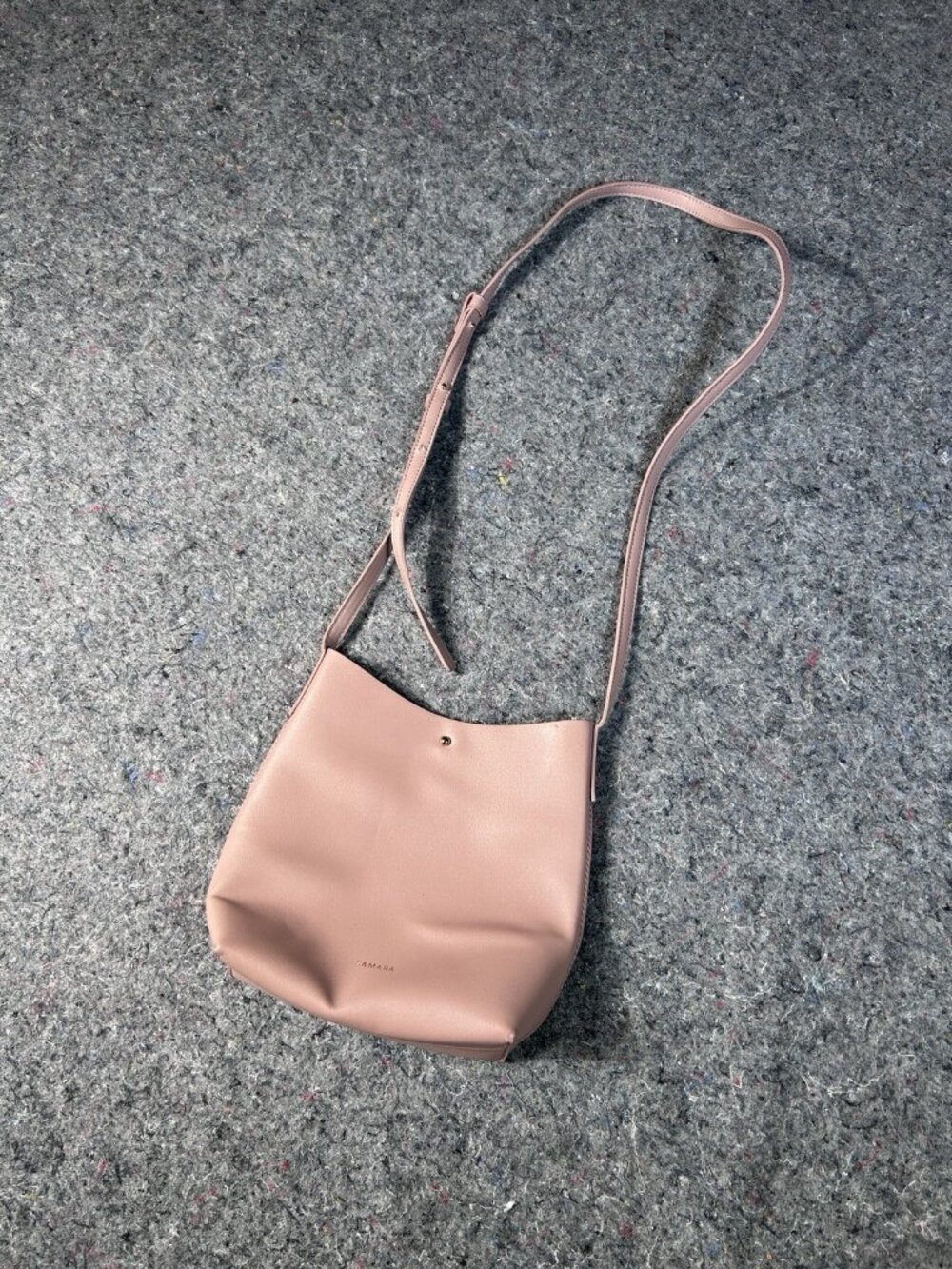 Samara Vegan Leather Medium Shoulder Bag Crossbody Pink